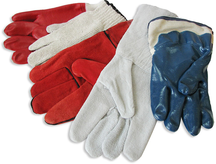 Изображение рукавиц разного вида для работы с сушильным шкафом